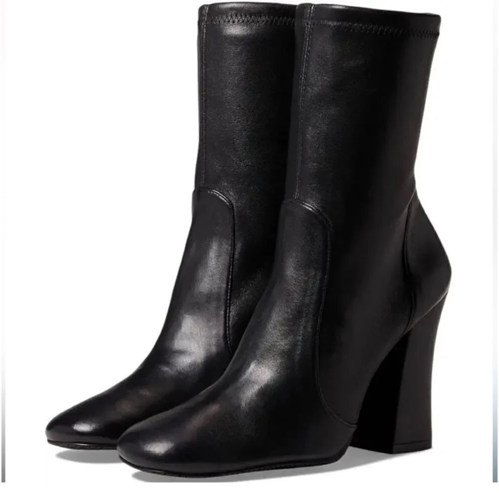 Stuart Weitzman & Dust Bag Yuliana High Block Heel Booties $650
